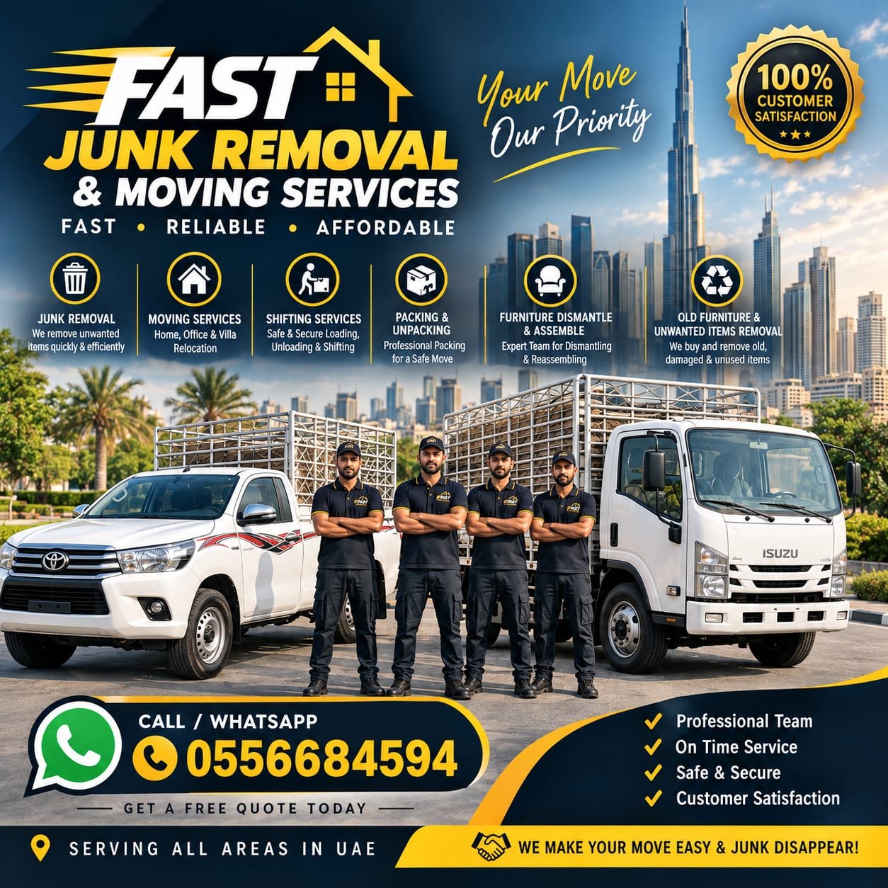 Professional Moving Services Dubai